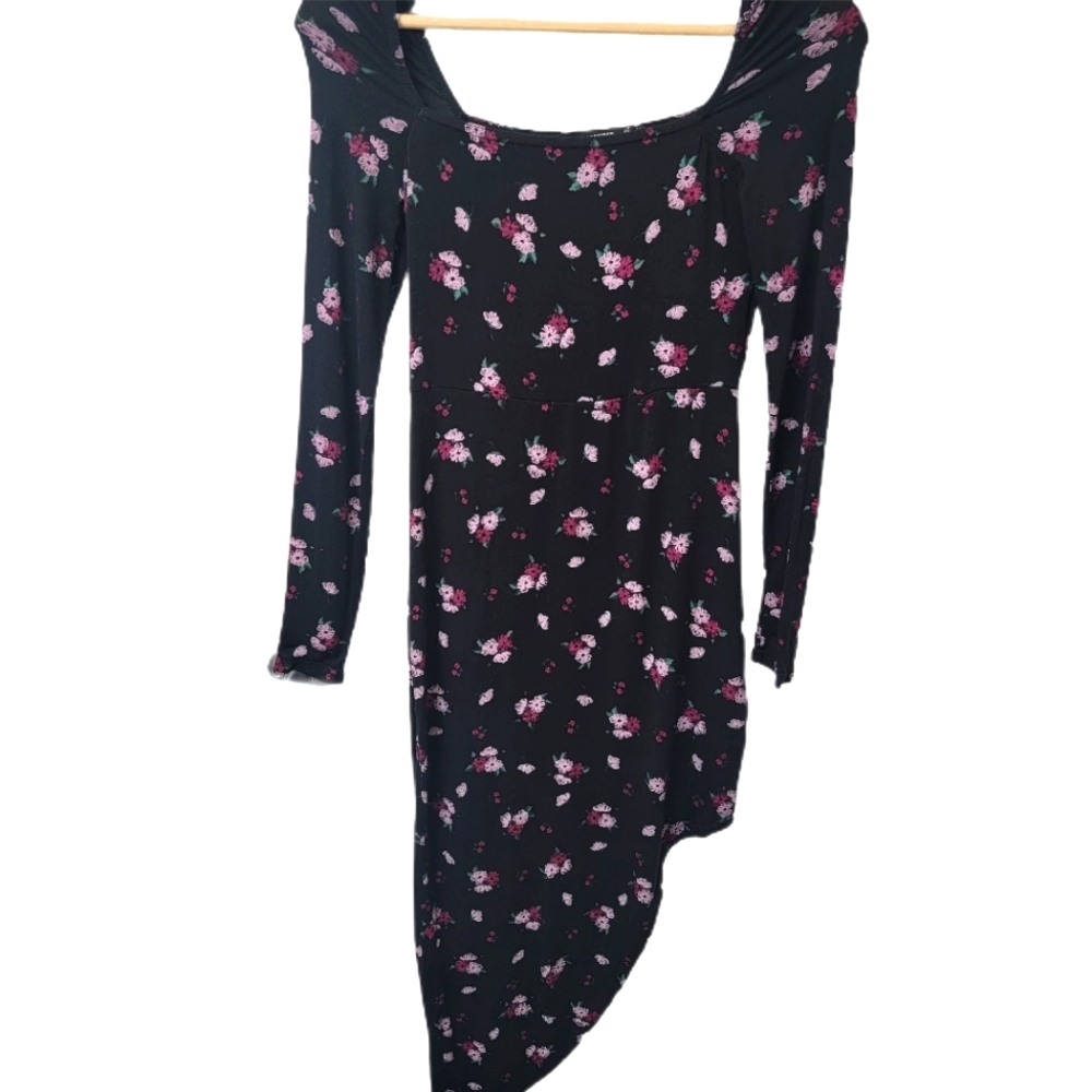 Floral Asymetrical Dress